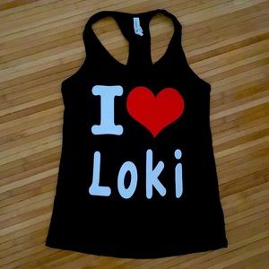 Women’s Tank Top Shirt “I LOVE LOKI”